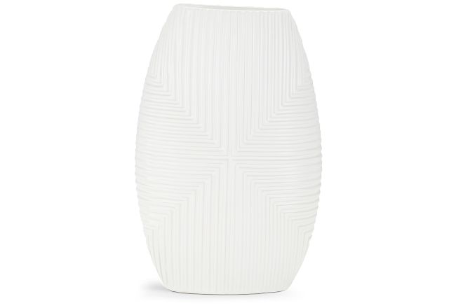 Banyan White Large Vase