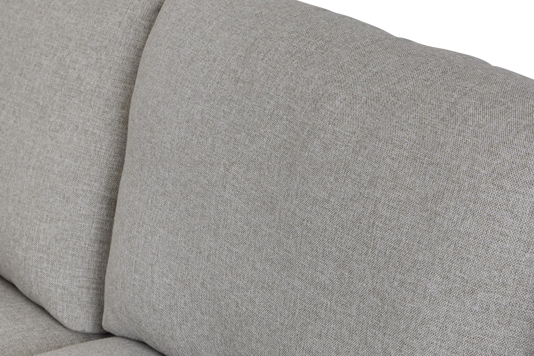 Noah Khaki Fabric Medium Two-arm Sectional