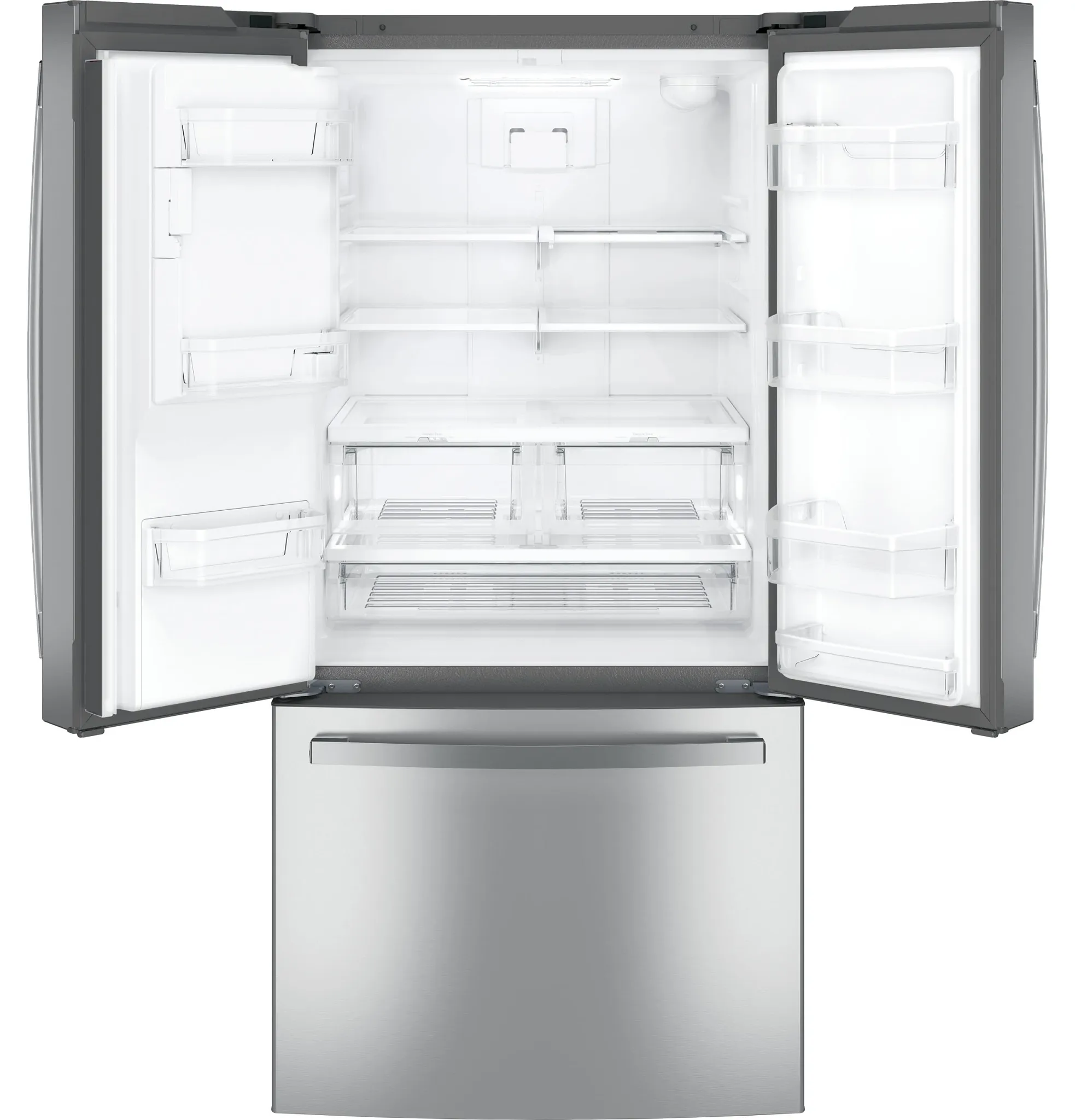 Ge 24 Series Stainless Steel Bottom Freezer Refrigerator