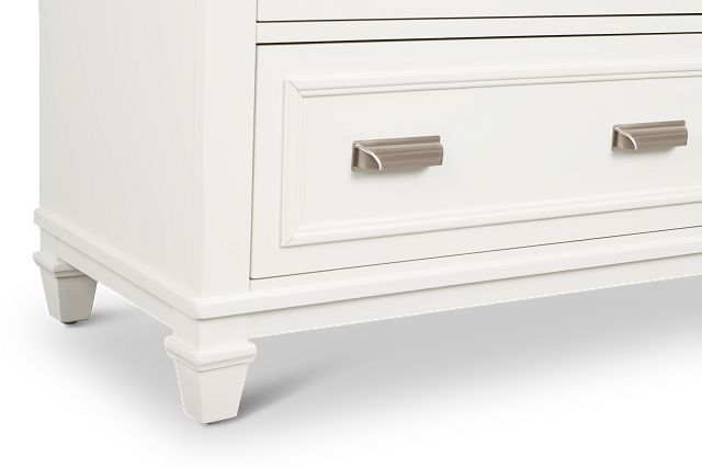 Cape Cod Ivory Dresser & Mirror