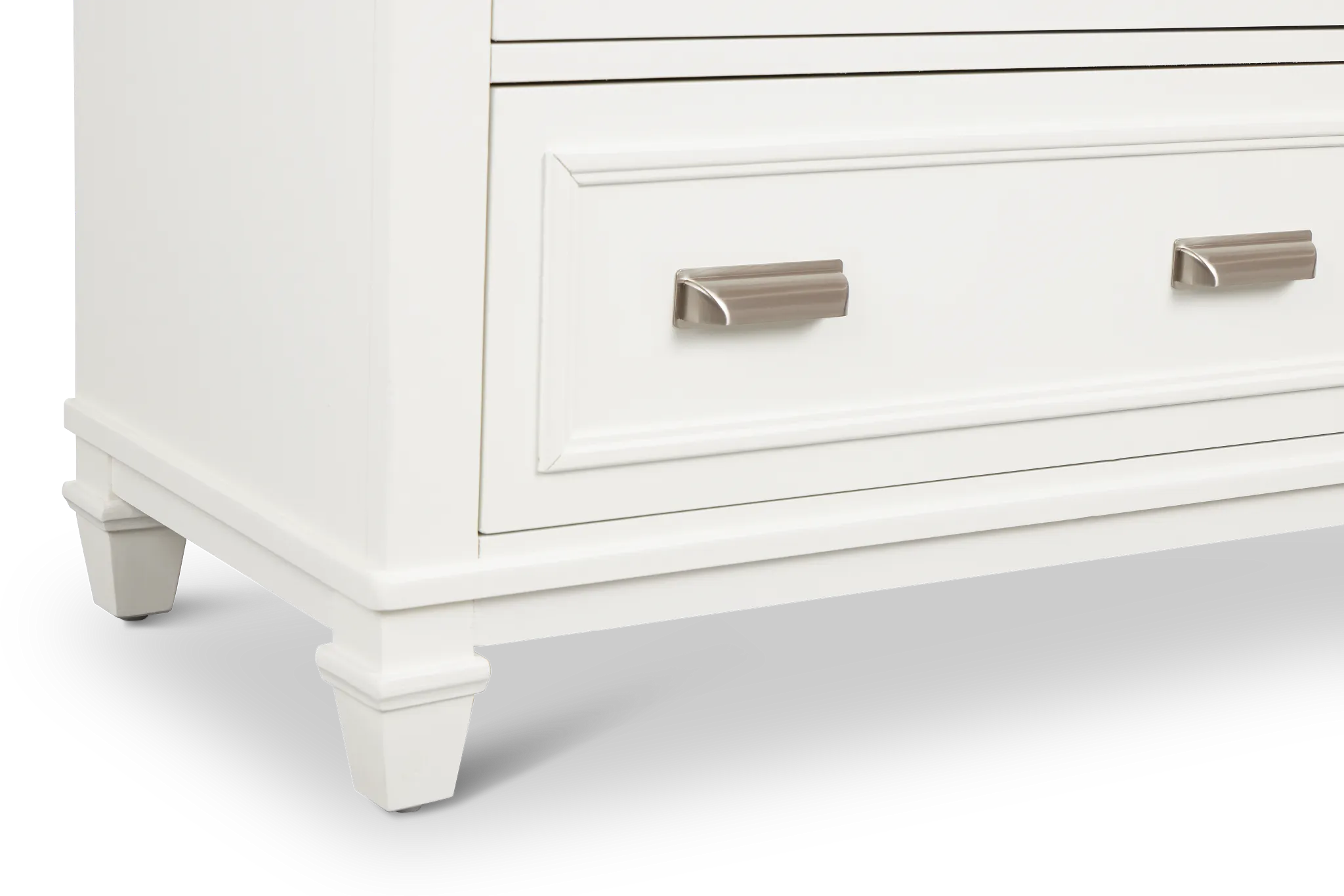 Cape Cod Ivory Dresser & Mirror