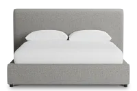Grayton Linen 44" Upholstered Platform Bed