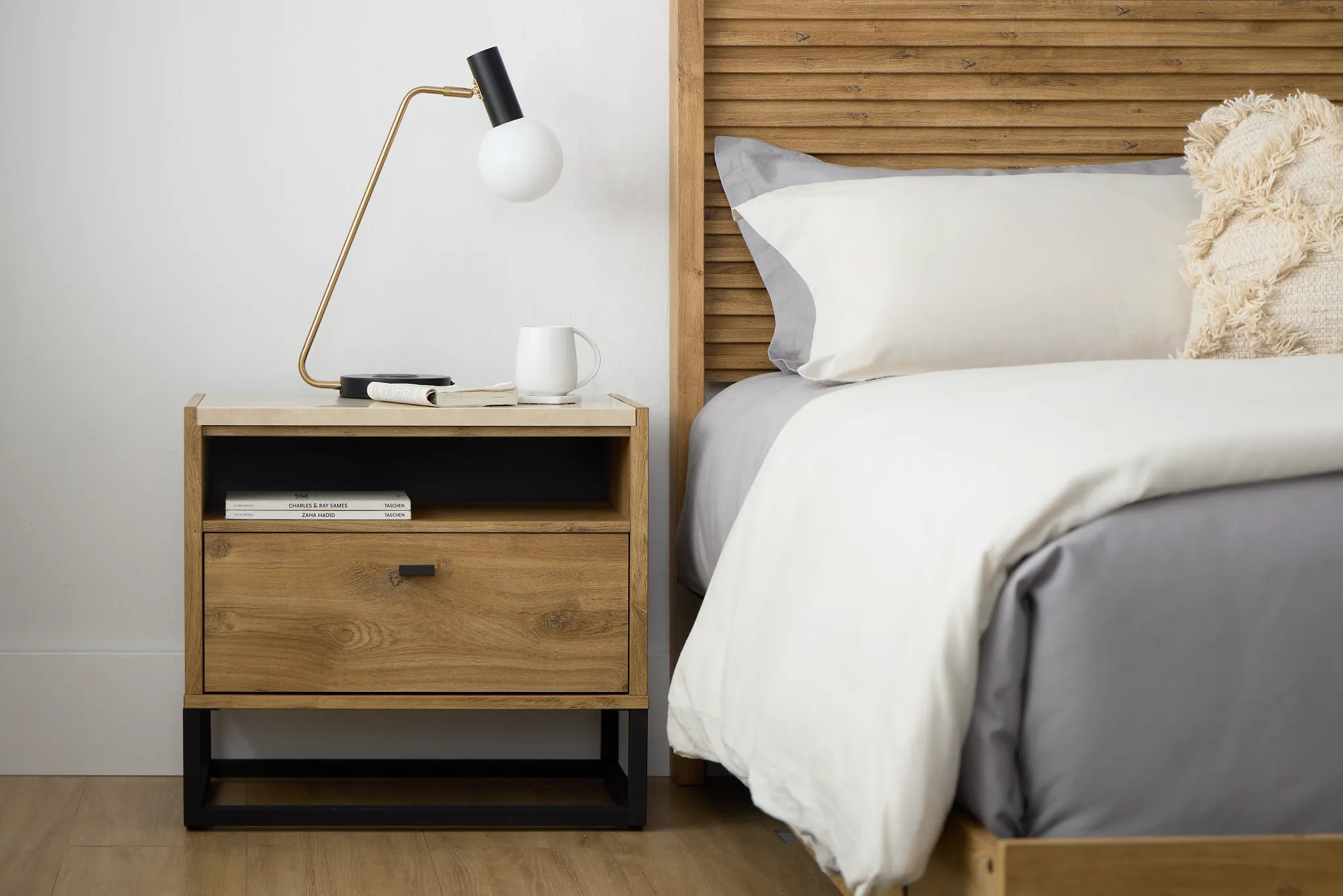 Perry Light Tone Nightstand