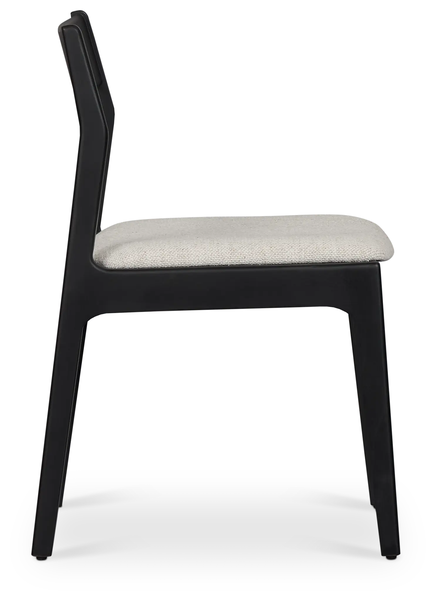 Santorini Black Upholstered Side Chair Santorini Black Upholstered Side Chair