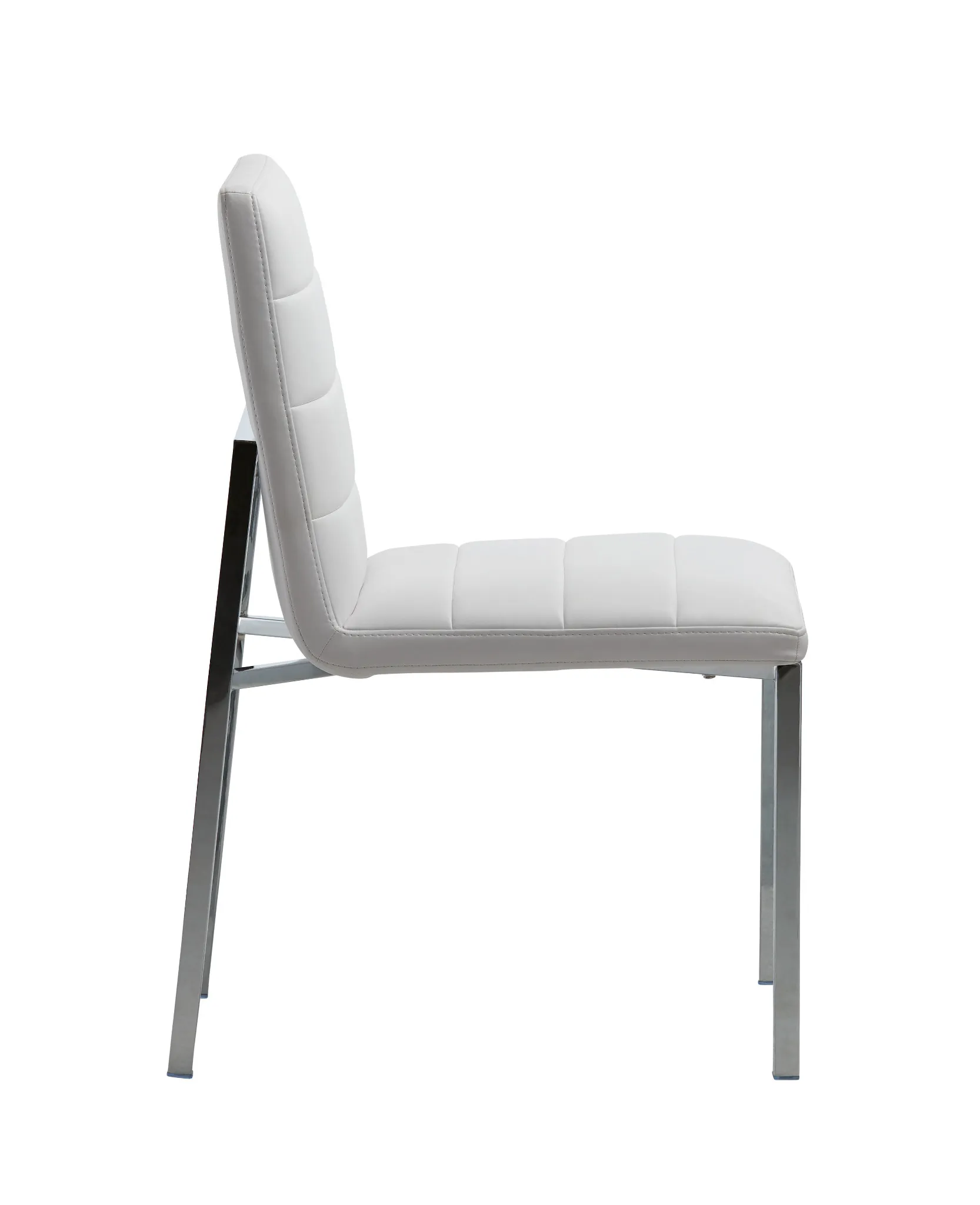 Amalfi White Upholstered Side Chair