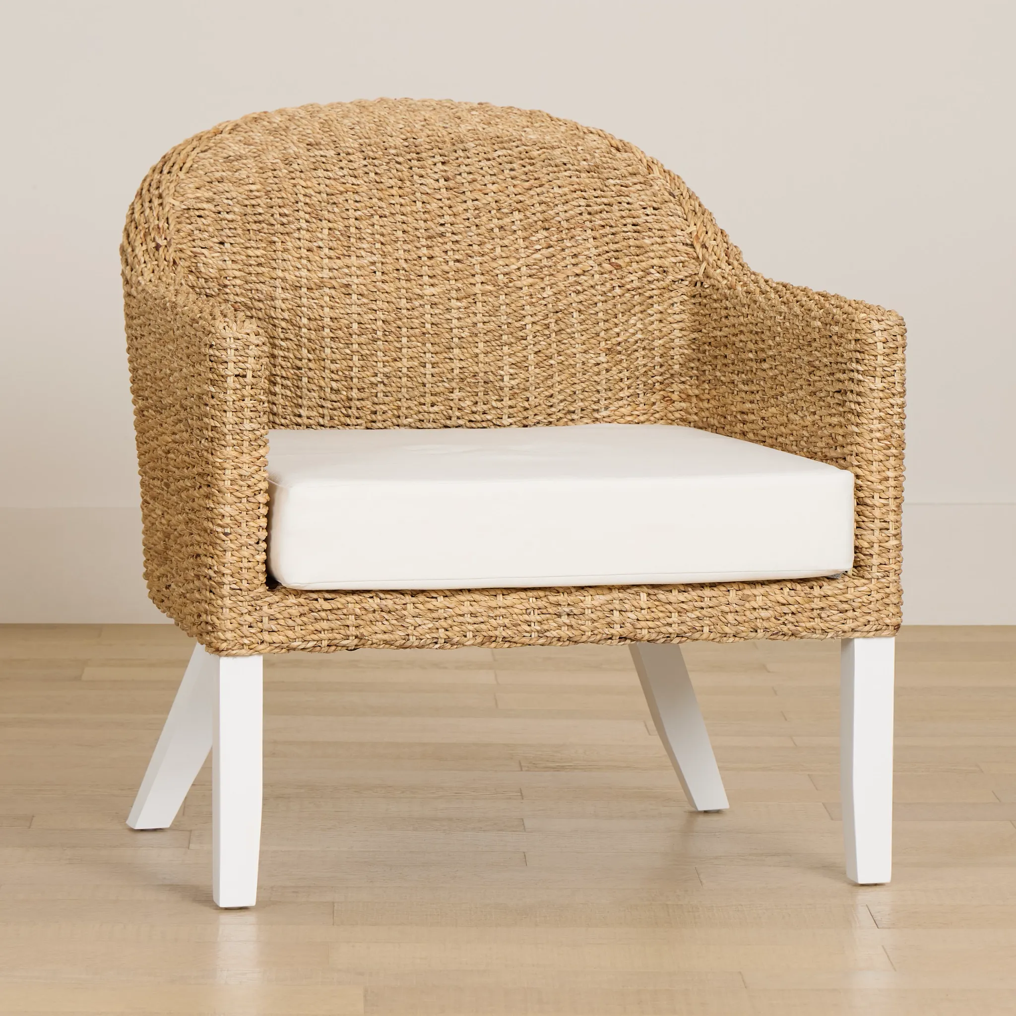 Marley Light Tone Woven Accent Chair
