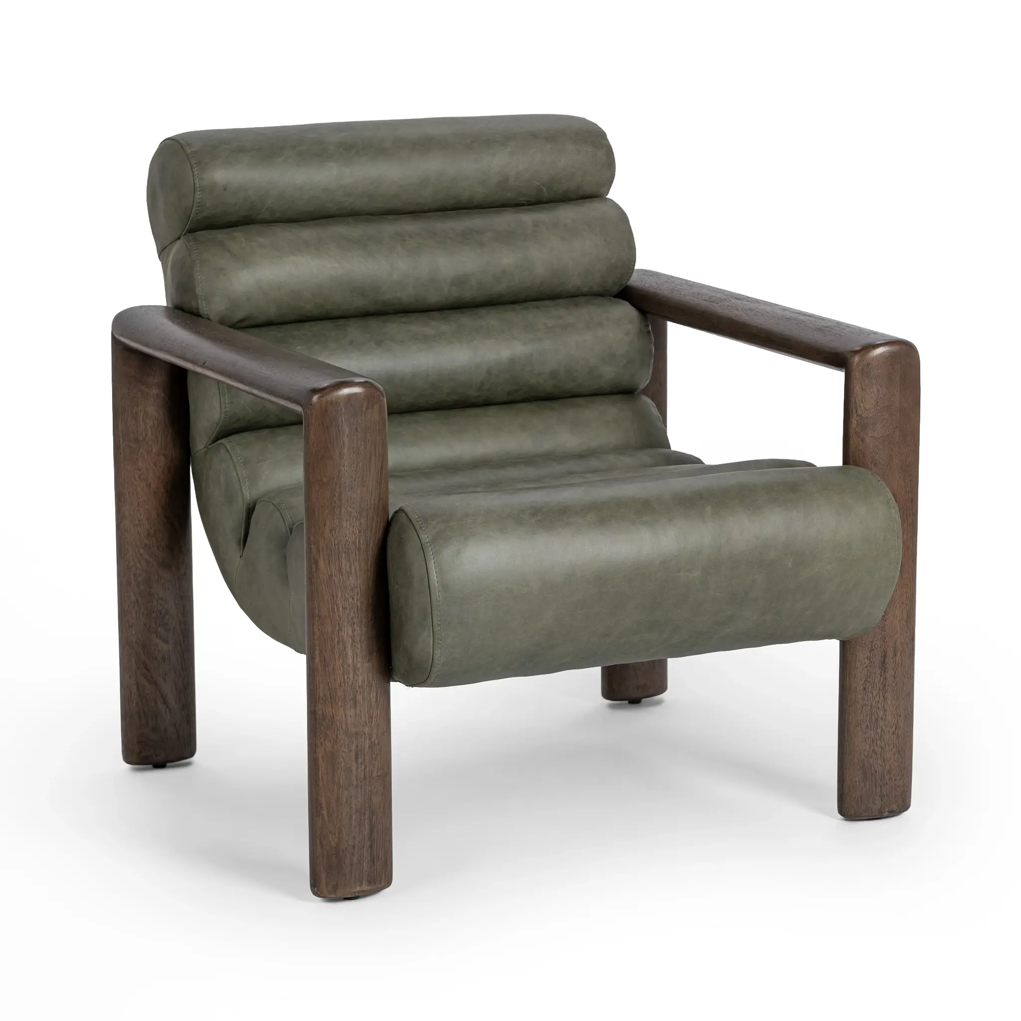 Royal Green Leather Accent Chair Royal Green Leather Accent Chair