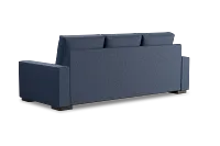 Edgewater Revenue Dark Blue 96" Sofa W/ 3 Cushions