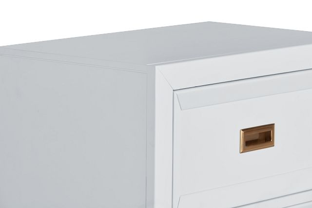 Ryder White 2-drawer Nightstand (3)