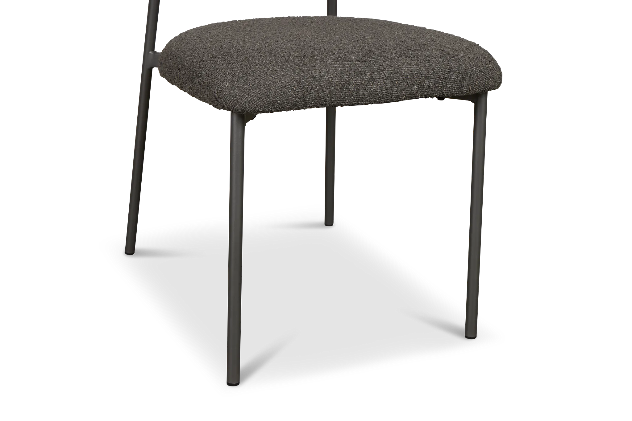 Fresno Dark Gray Upholstered Side Chair