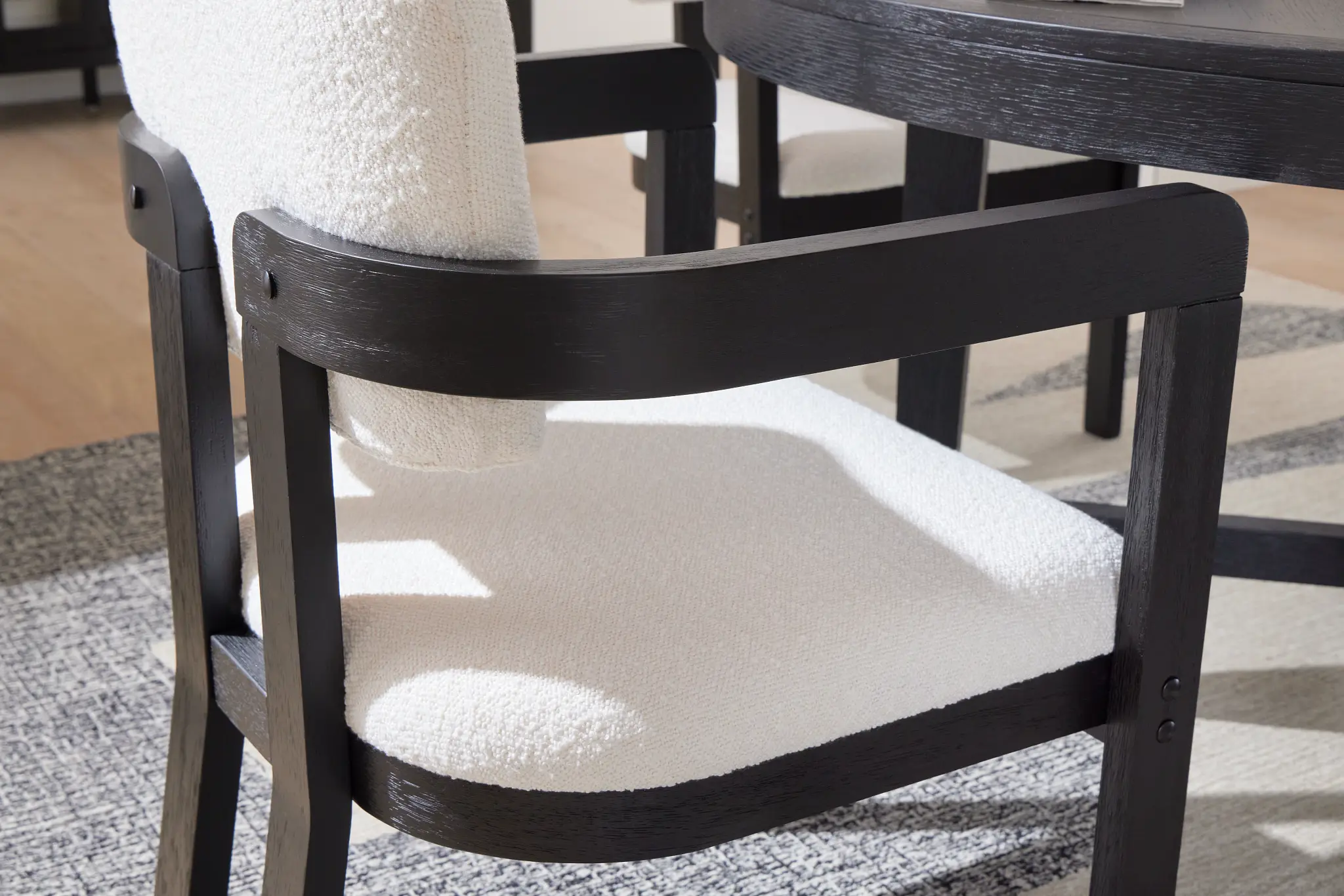 Alden Black Upholstered Side Chair Alden Black Upholstered Side Chair