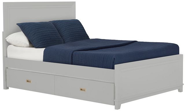 Ryder Gray Panel Trundle Bed