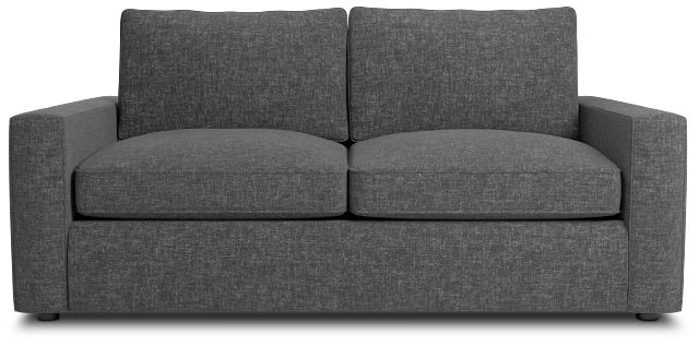 Siesta Delray Dark Gray Fabric Sofa