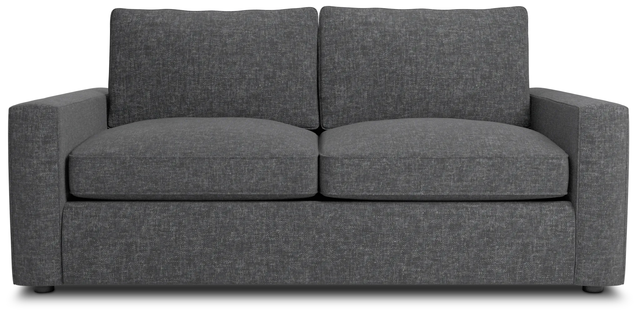 Siesta Delray Dark Gray Fabric Sofa