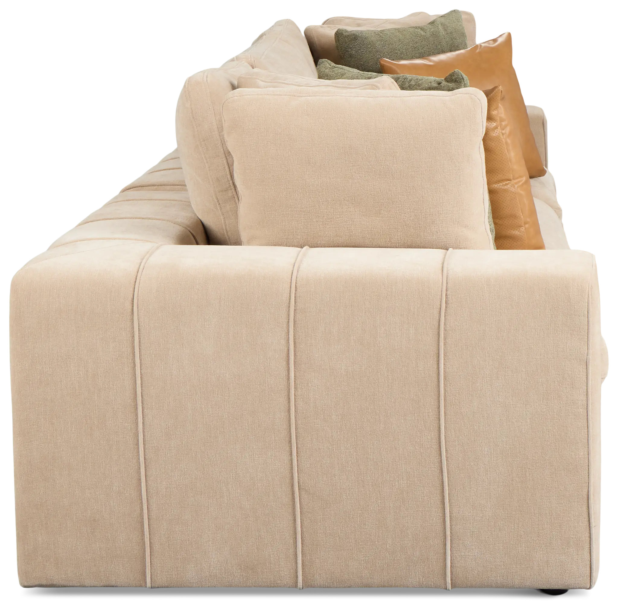 Cruz Light Beige Fabric 3-piece Modular Sofa Cruz Light Beige Fabric 3-piece Modular Sofa