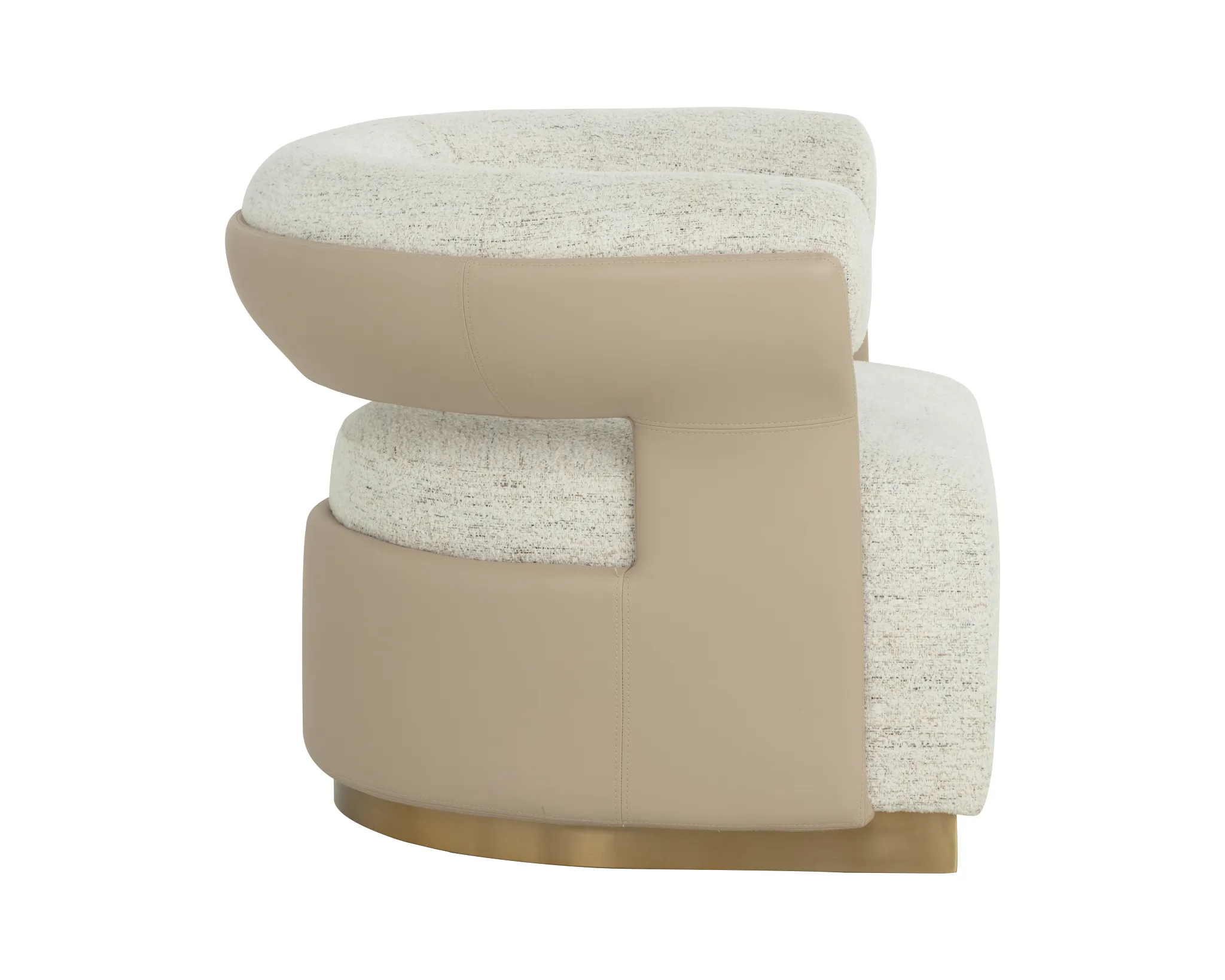 Calista Light Gray Fabric Swivel Accent Chair