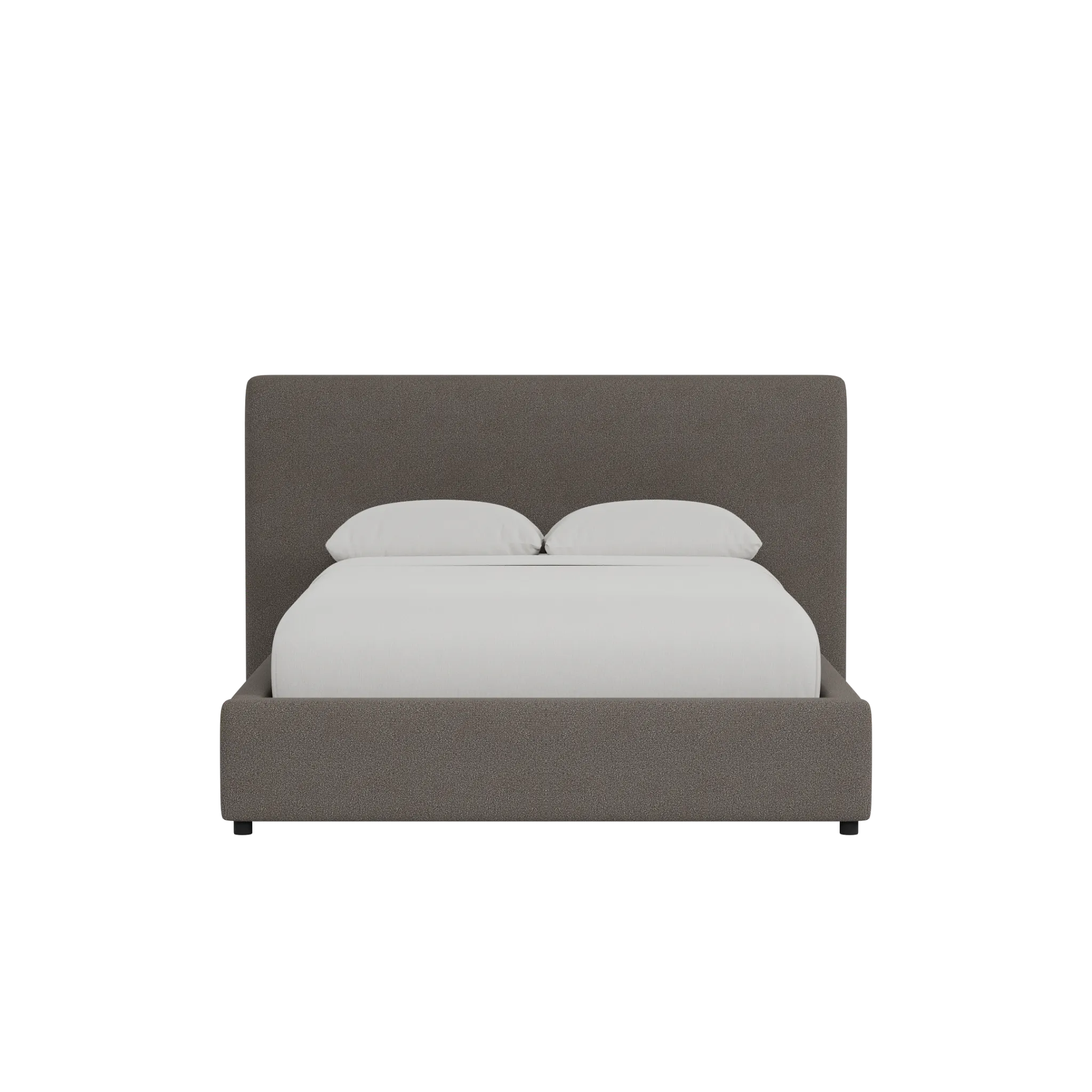 Grayton Elite Dark Gray 44" Upholstered Platform Bed