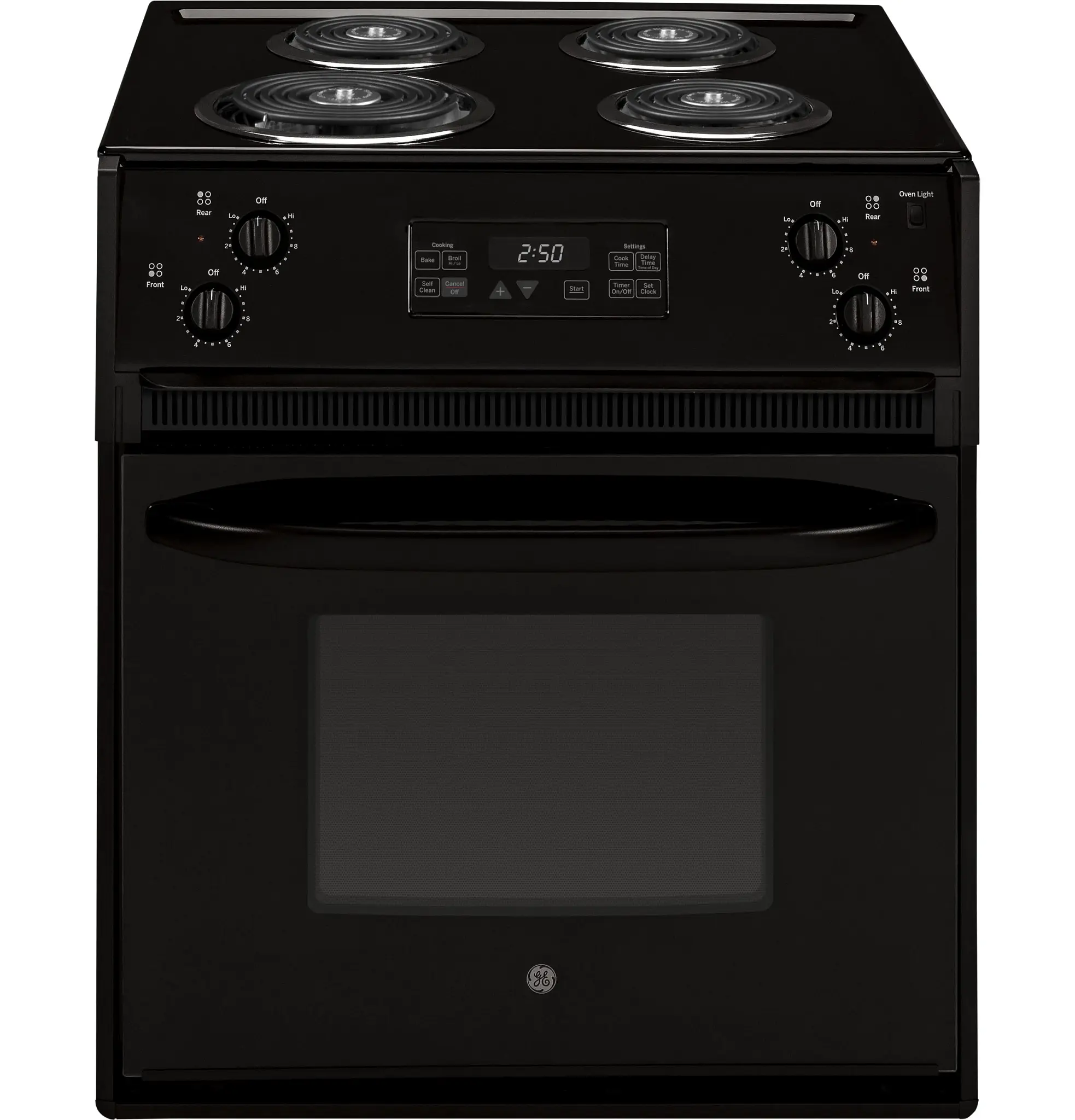 Ge 250 Series Black 27" Electric Range Ge 250 Series Black 27" Electric Range