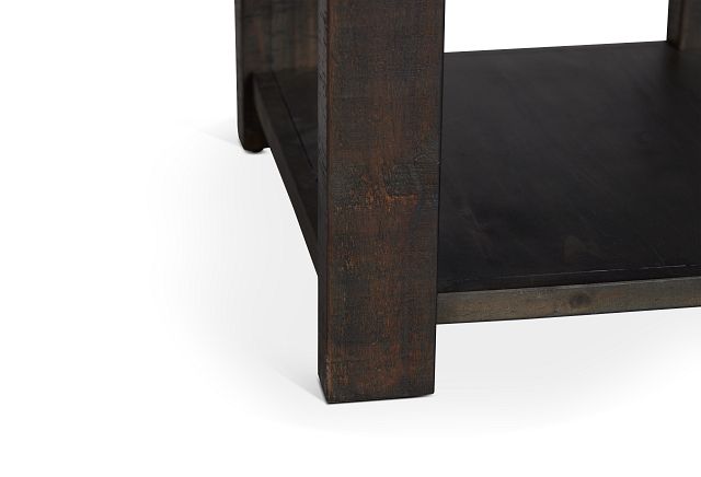 Garrett Dark Tone Storage End Table