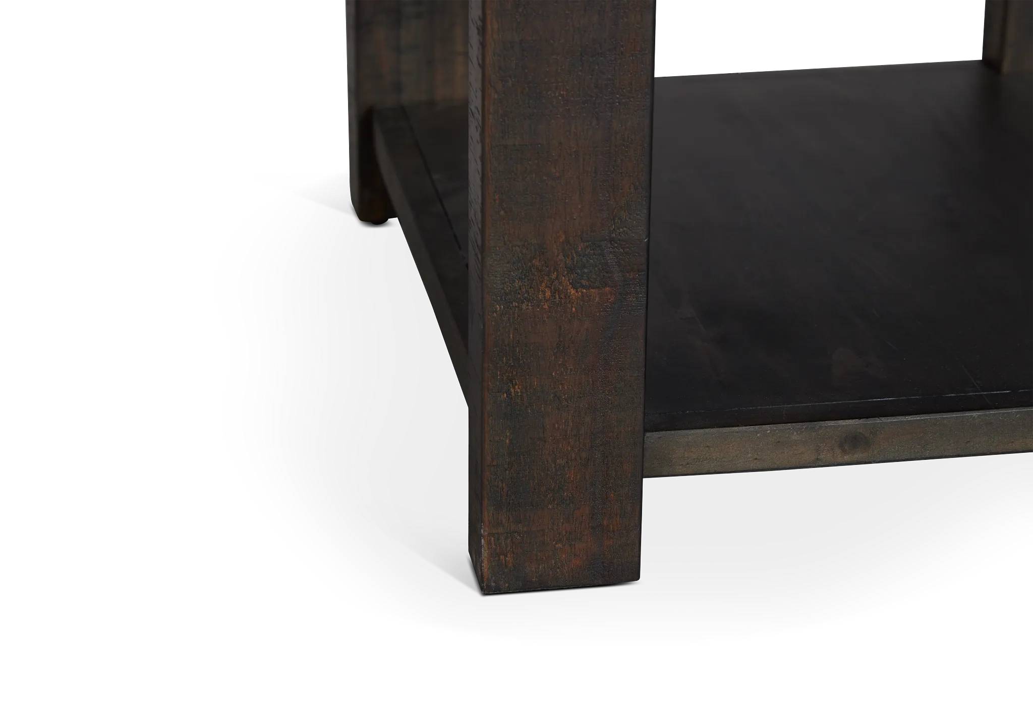 Garrett Dark Tone Storage End Table