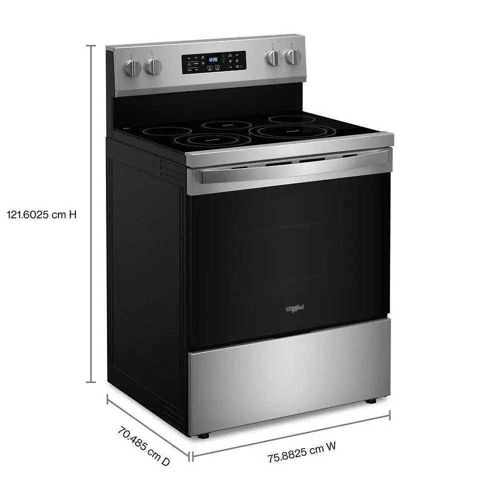 Whirlpool 5030 Series Stainless Steel Electric Range Whirlpool 5030 Series Stainless Steel Electric Range
