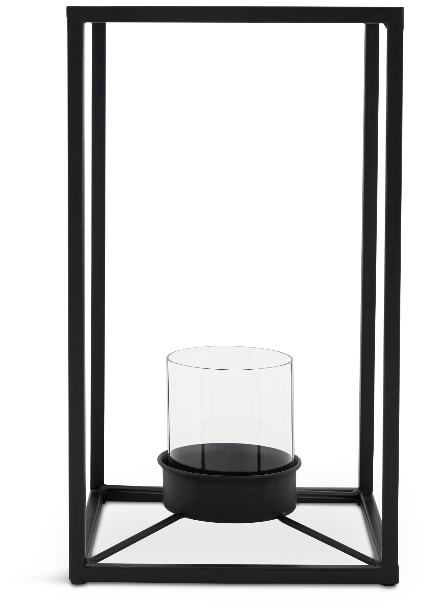 Conally Black Small Candle Holder