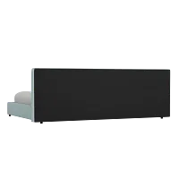 Grayton Elite Light Blue 44" Upholstered Platform Bed