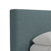 Grayton Sutton Blue 48" Upholstered Platform Bed