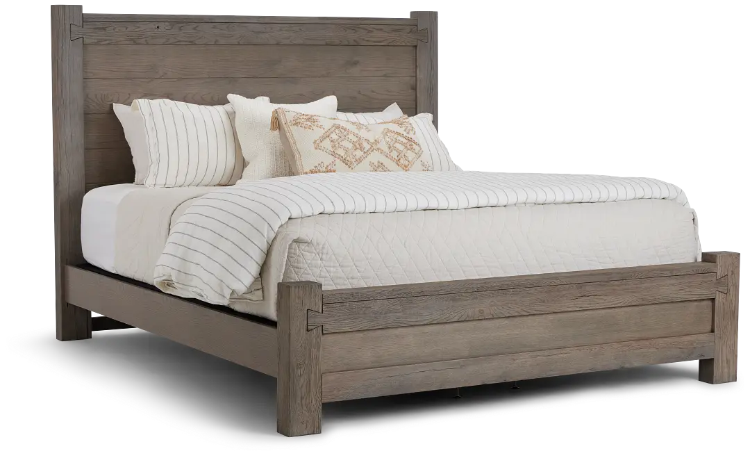 Salt Lake Gray Poster Bed Salt Lake Gray Poster Bed