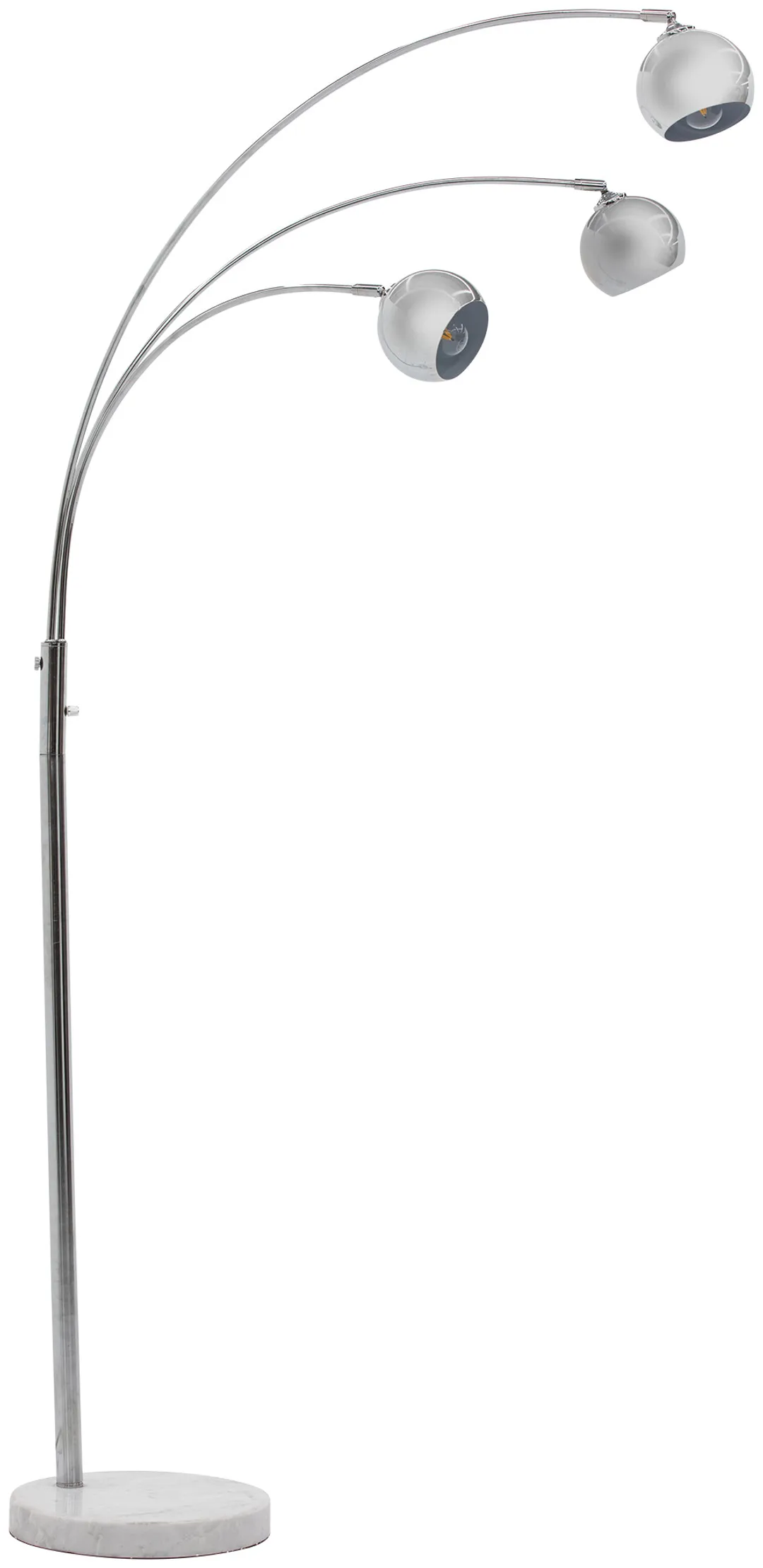 Franci Silver Arc Floor Lamp