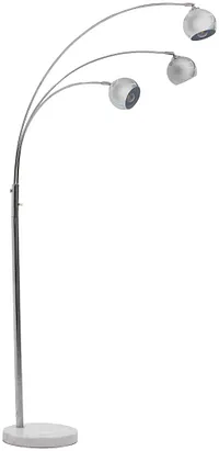 Franci Silver Arc Floor Lamp