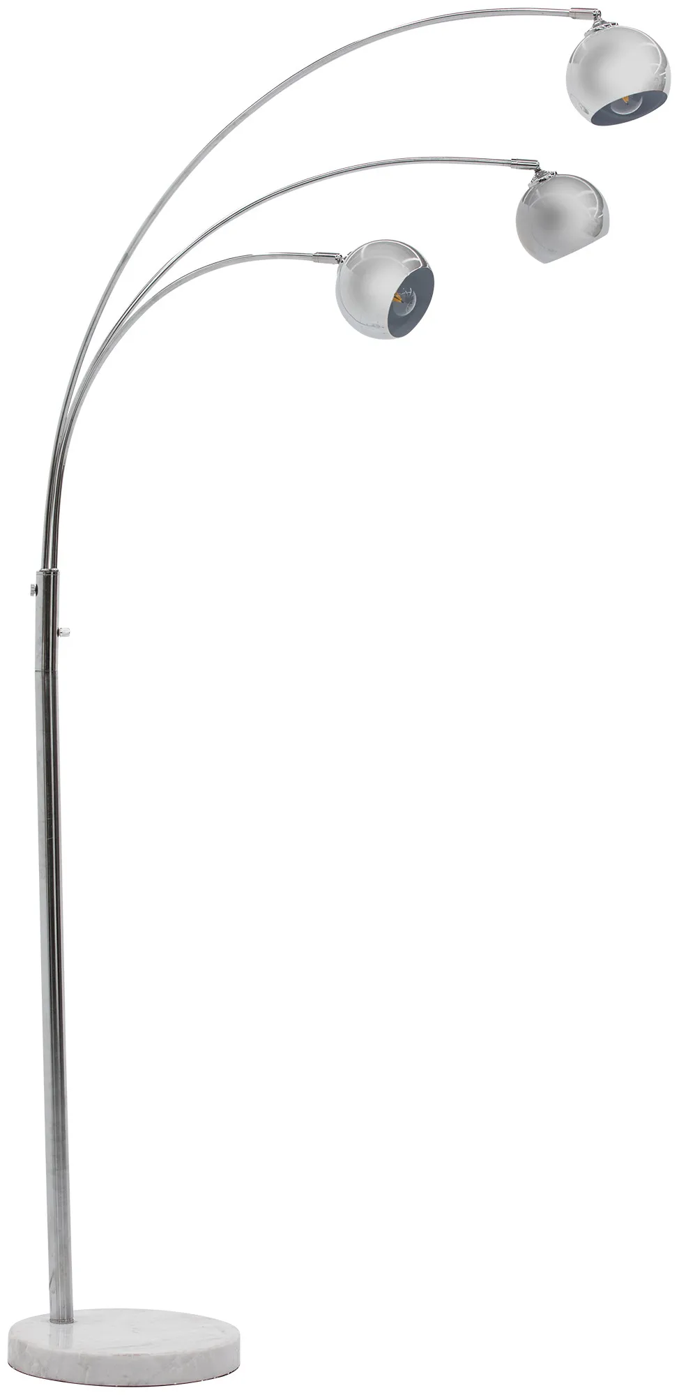 Franci Silver Arc Floor Lamp