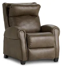 Wilson Dark Brown Micro Zero Gravity Power Recliner W/heat & Massage