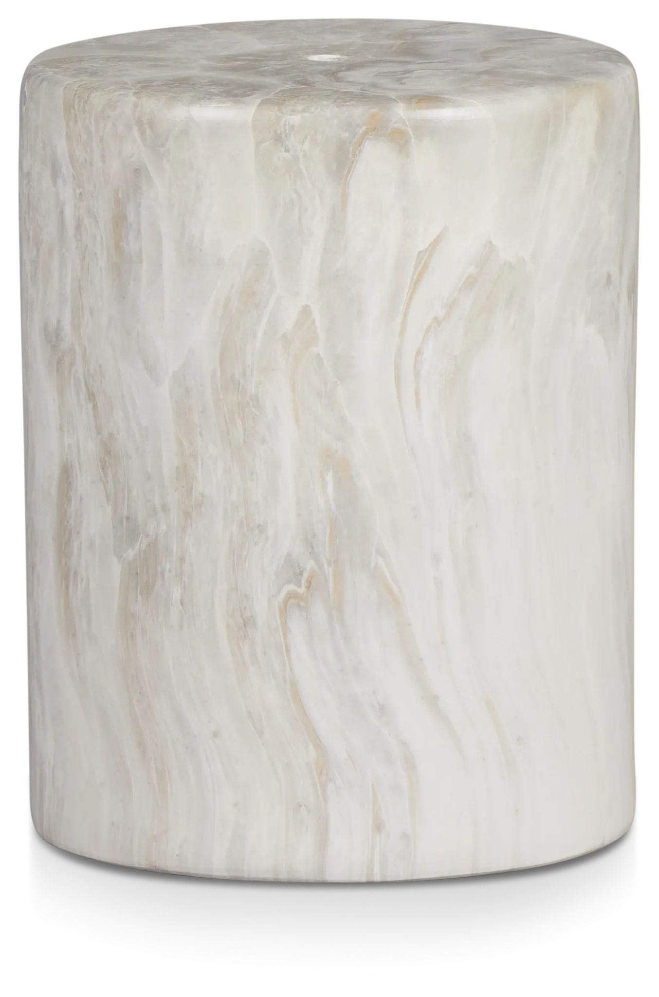 Lima Beige Accent Stool