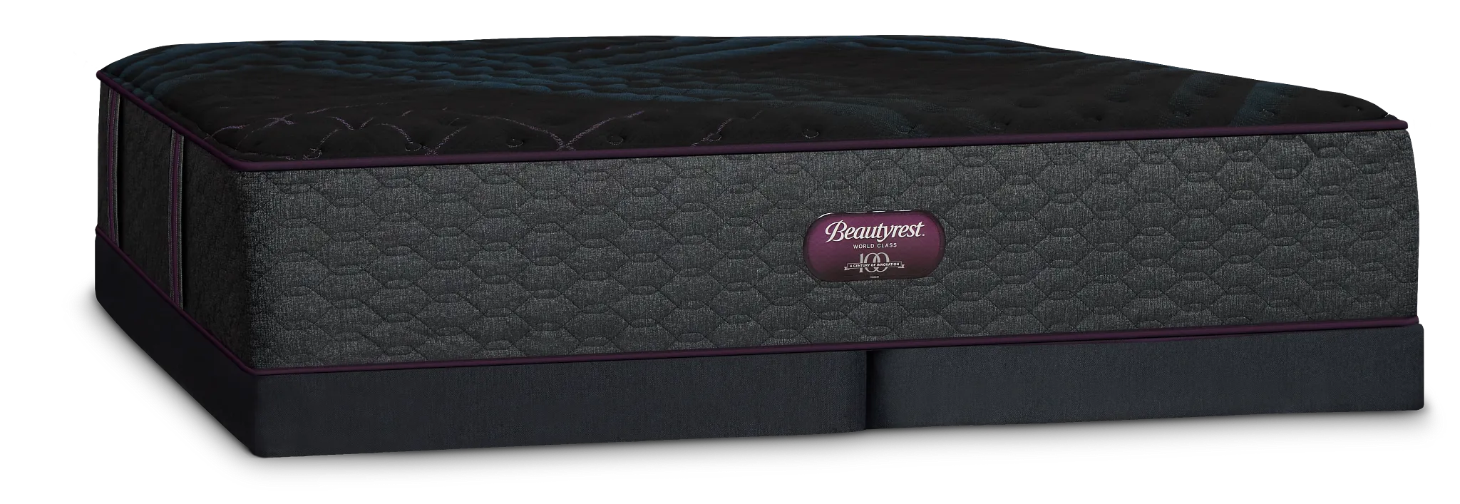 Beautyrest World Class Level 3 Extra Firm Low-profile Mattress Set