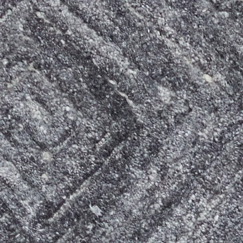 BLACK Blaze Black 5x8 Area Rug