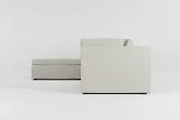 Destin Elite Ivory Fabric 4-piece Bumper Sectional