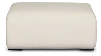Celeste Light Beige Fabric Ottoman