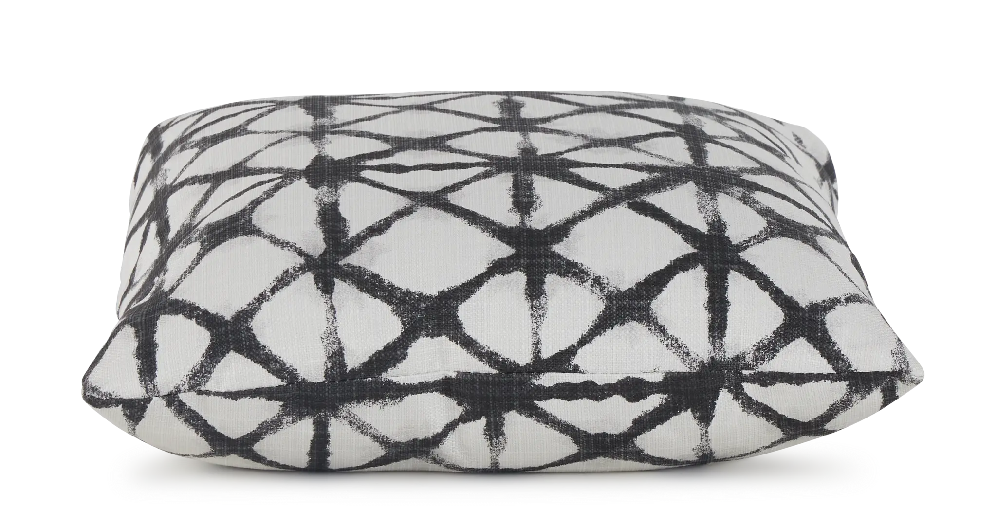 Shibori Black 18" Indoor/outdoor Square Accent Pillow Shibori Black 18" Indoor/outdoor Square Accent Pillow