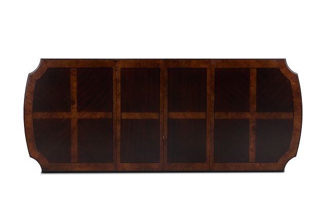 Vigo Dark Tone Rect Table & 4 Upholstered Chairs