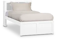 Charleston White Bookcase Bed