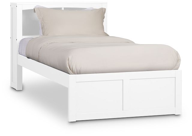 Charleston White Bookcase Bed