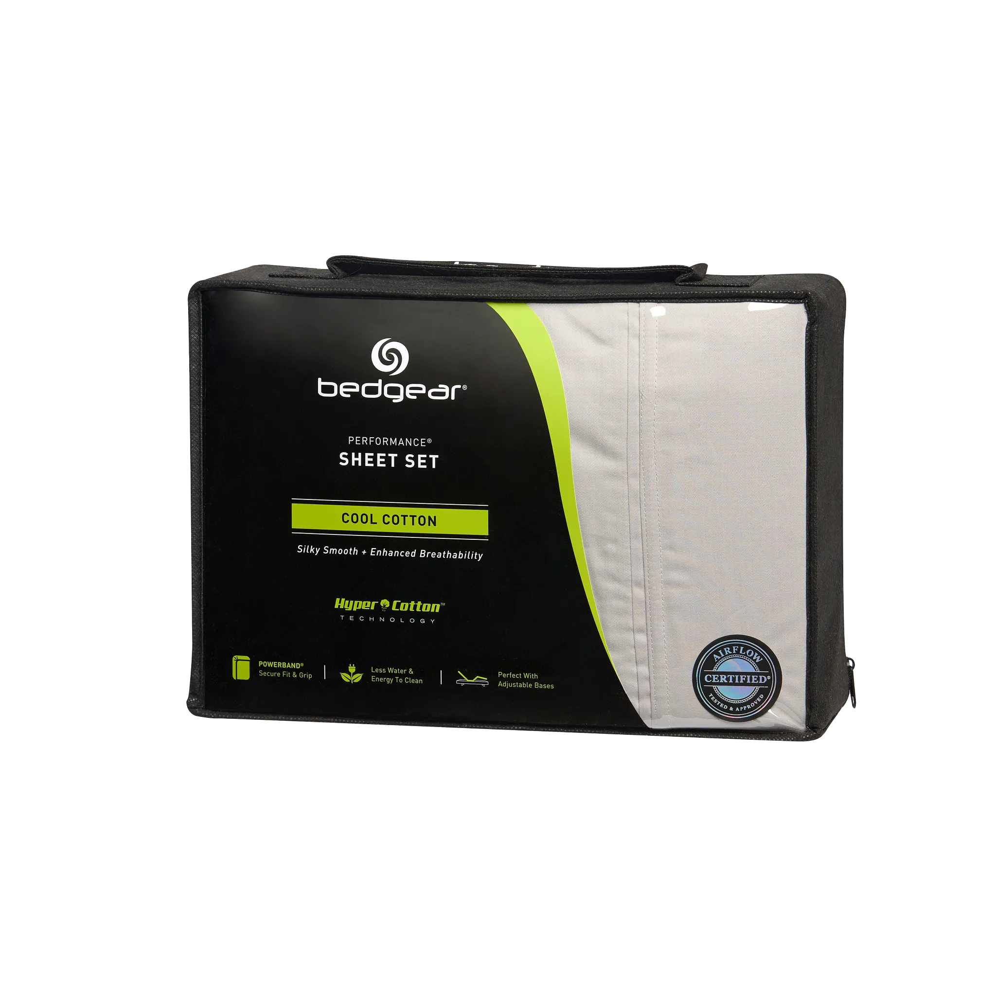 Hyper Cotton Light Gray Sheets