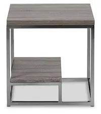 Elliot Gray Short End Table