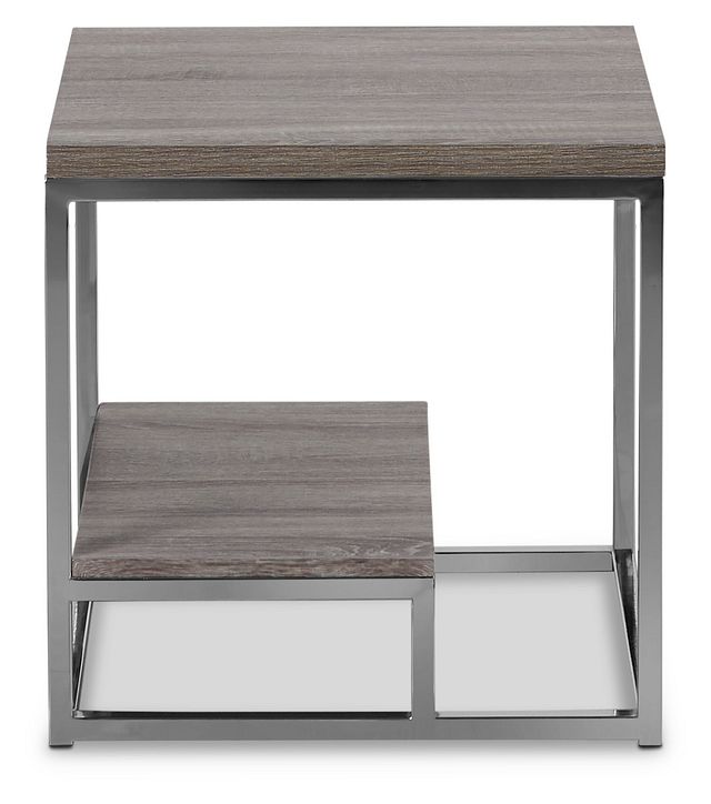 Elliot Gray Short End Table