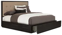 Madden Dark Tone Platform Storage Bed