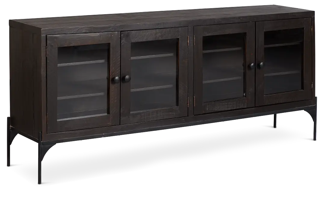 Rainier Dark Tone Four-door Cabinet Rainier Dark Tone Four-door Cabinet