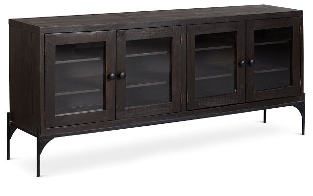 Rainier Dark Tone Four-door Cabinet