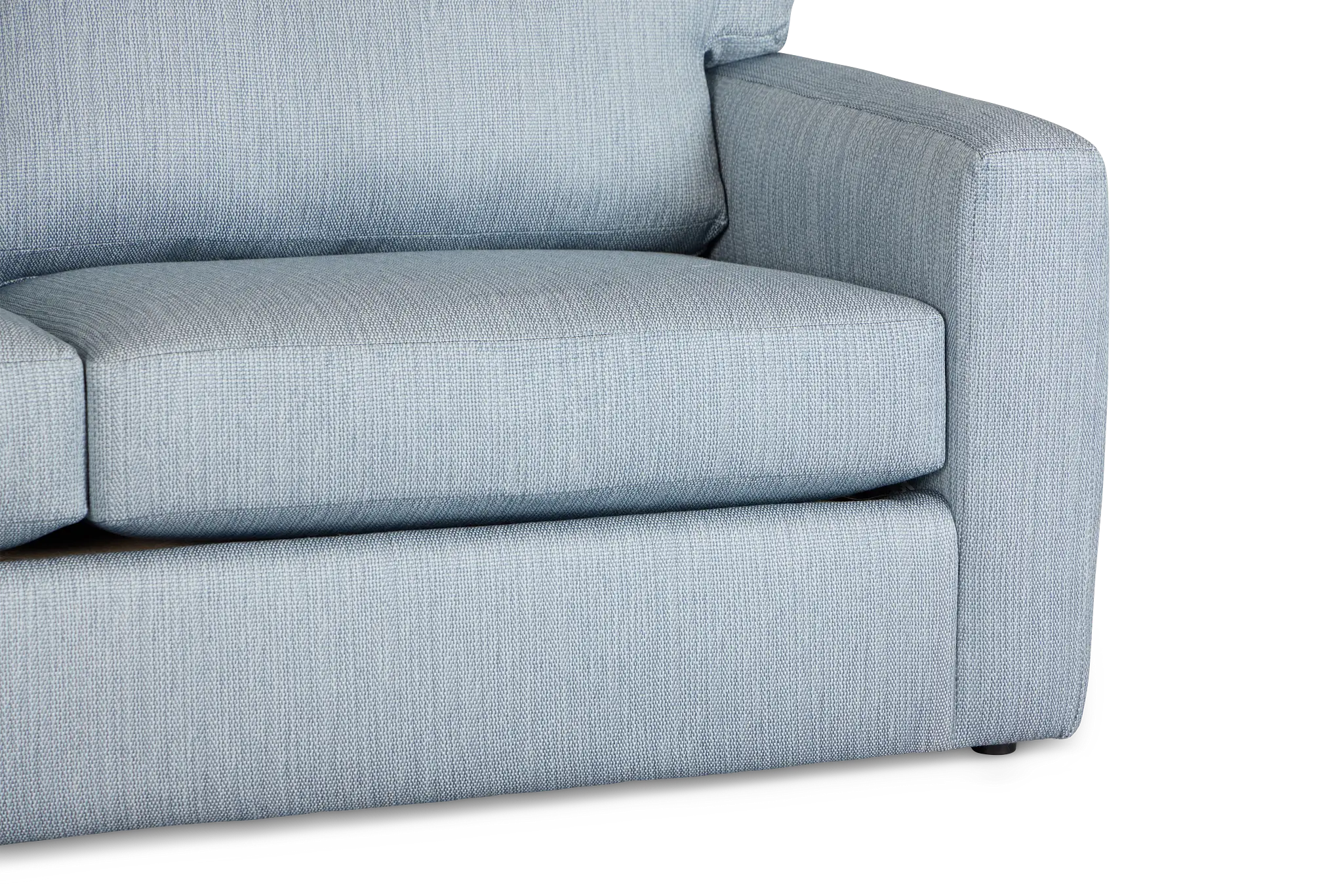 Rhodes Light Blue Fabric Sofa Rhodes Light Blue Fabric Sofa