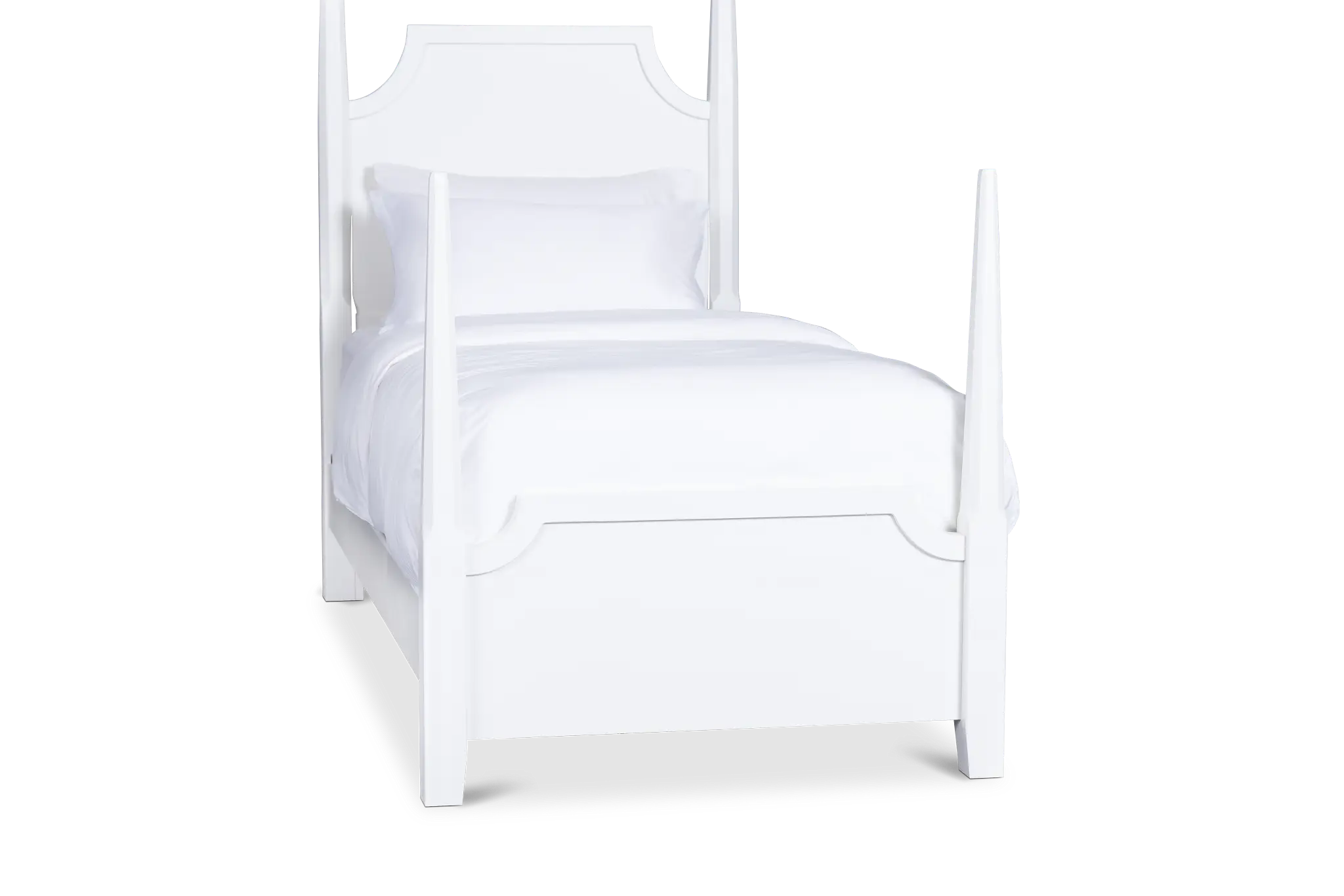Carolina White Poster Bed Carolina White Poster Bed
